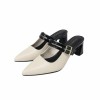 101240 Pointed Toe Slip On Heel