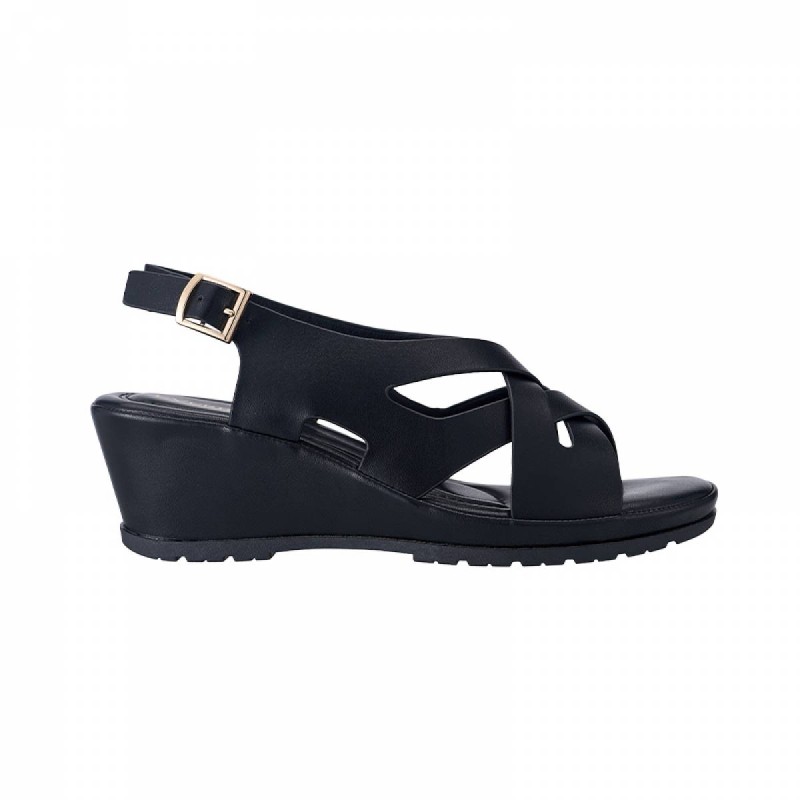 AMP0097 - Weave Strap Wedge Sandals