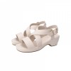 AMP0098 - Gathered Wedge Sandals