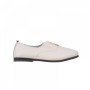 AMP5012 Tracce Leather Lace Up Flat Ballerinas