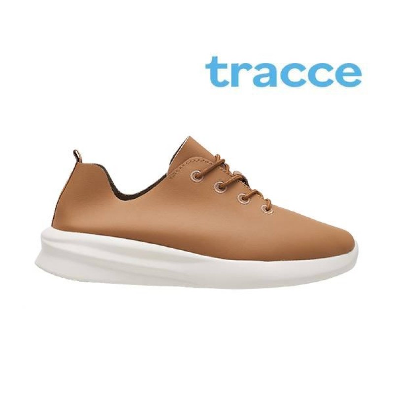 AMP5021 Leather Lace Up Sneakers