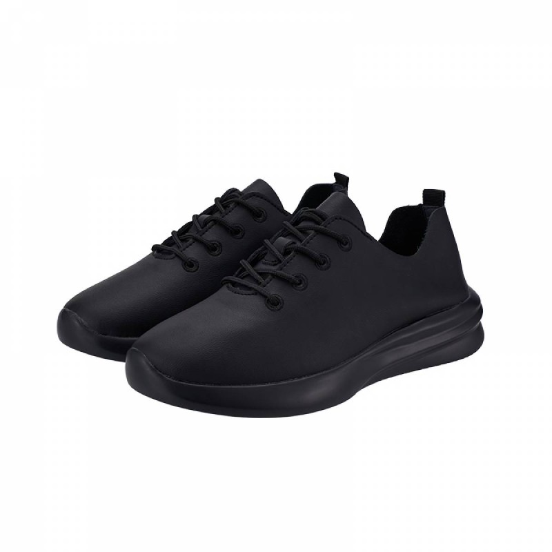 AMP5021 Leather Lace Up Sneakers