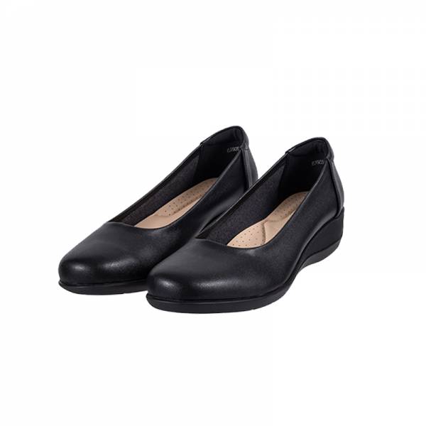 BJ5051 Low Wedge Heel Classic Pump Shoes