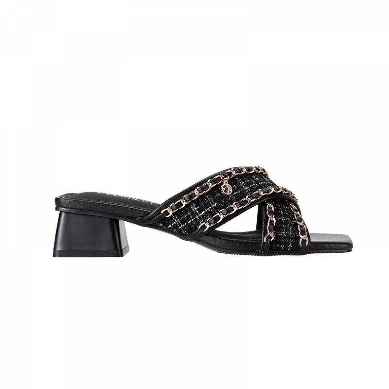 BT9030 Cross Strap Block Heels