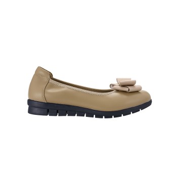 EBS0069 Ladies Leather Flats