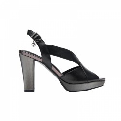 EHH2029 Cross Strap Design Peep-Toe Platform Sandals