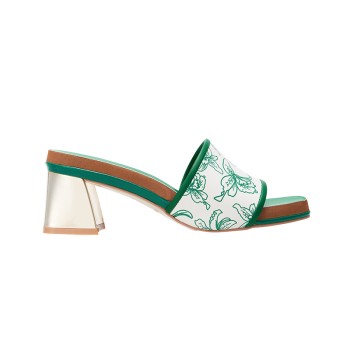 EHH2036 - Orchid Printed Block Heel