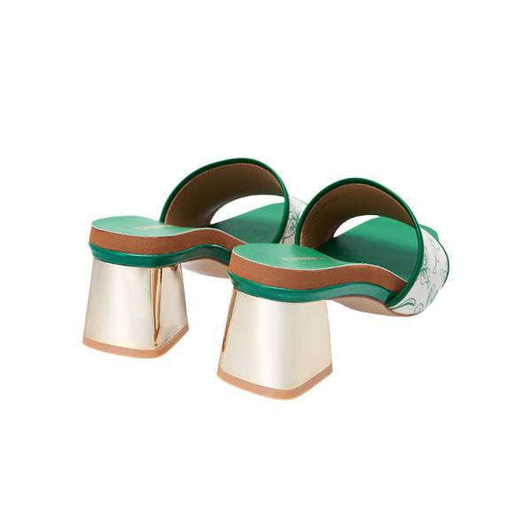 EHH2036 - Orchid Printed Block Heel