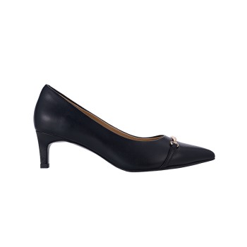 EHH2038 - Buckle Pointed Toe Kitten Heel