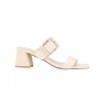 EHH2039 Woven Texture Block Heel Sandals