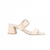 EHH2039 Woven Texture Block Heel Sandals