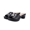 EMX1312 Slip On Block Heel