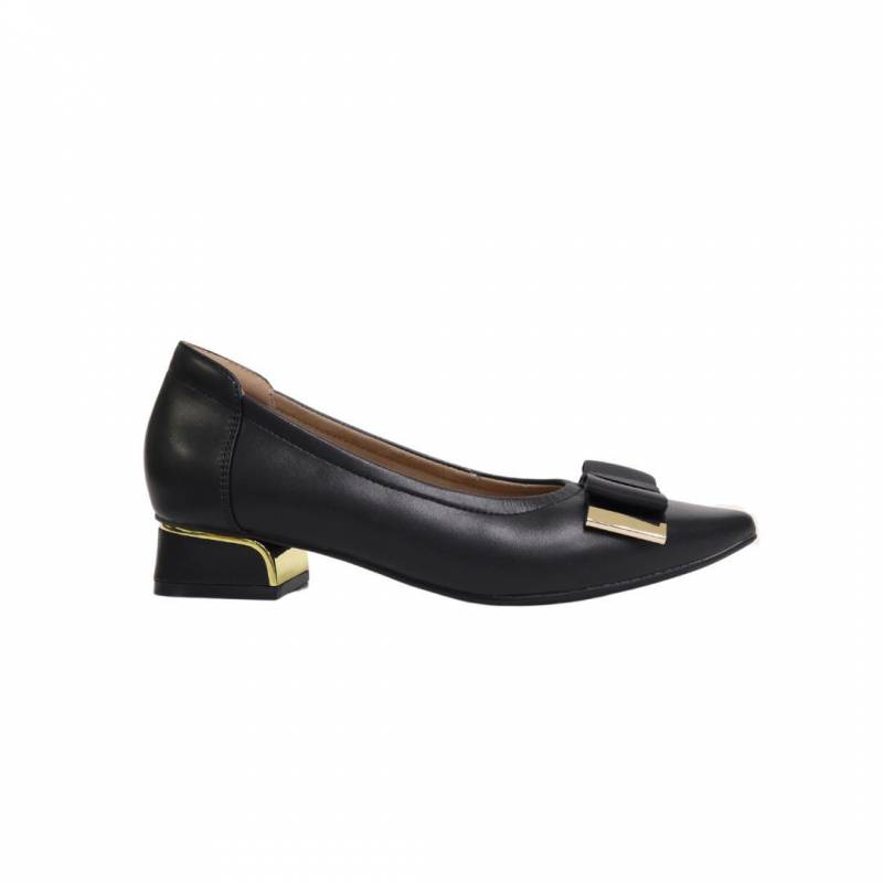 EXZ7013 Pointed Toe Block Heel