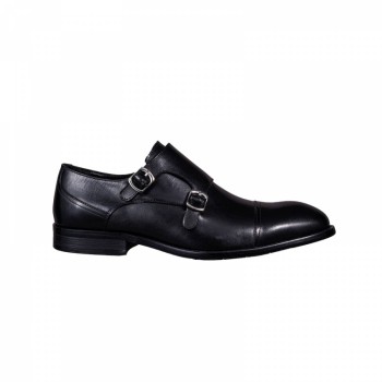 JB2017 Leather Monk Shoes