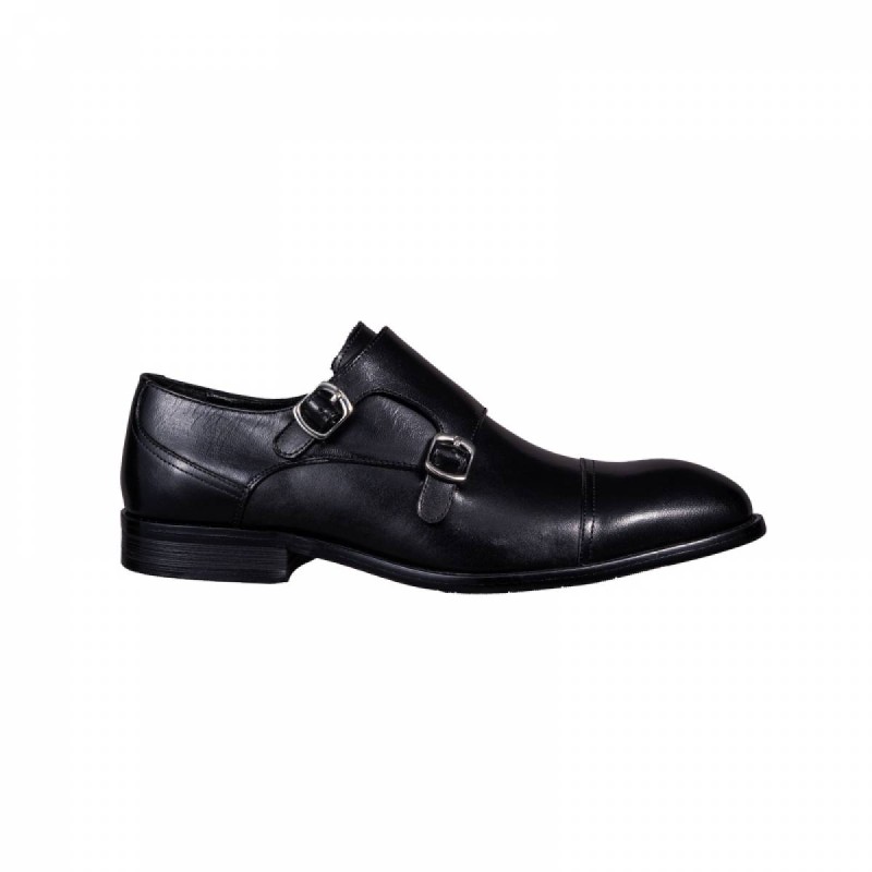 JB2017 Leather Monk Shoes