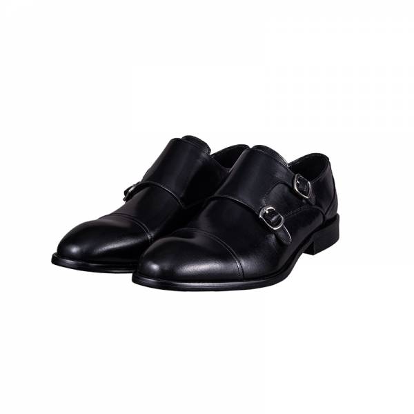 JB2017 Leather Monk Shoes