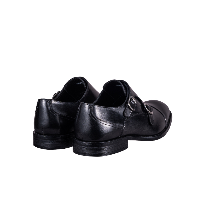 JB2017 Leather Monk Shoes