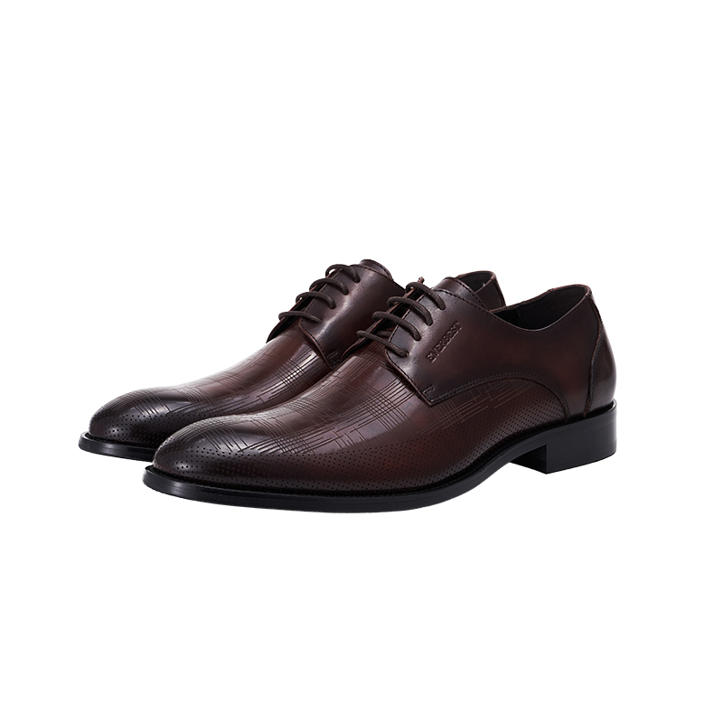 JB2039 Leather Oxford Shoes for Men