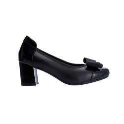 LH2023 Non Removable Bow Design High Heels Ladies Court Shoes