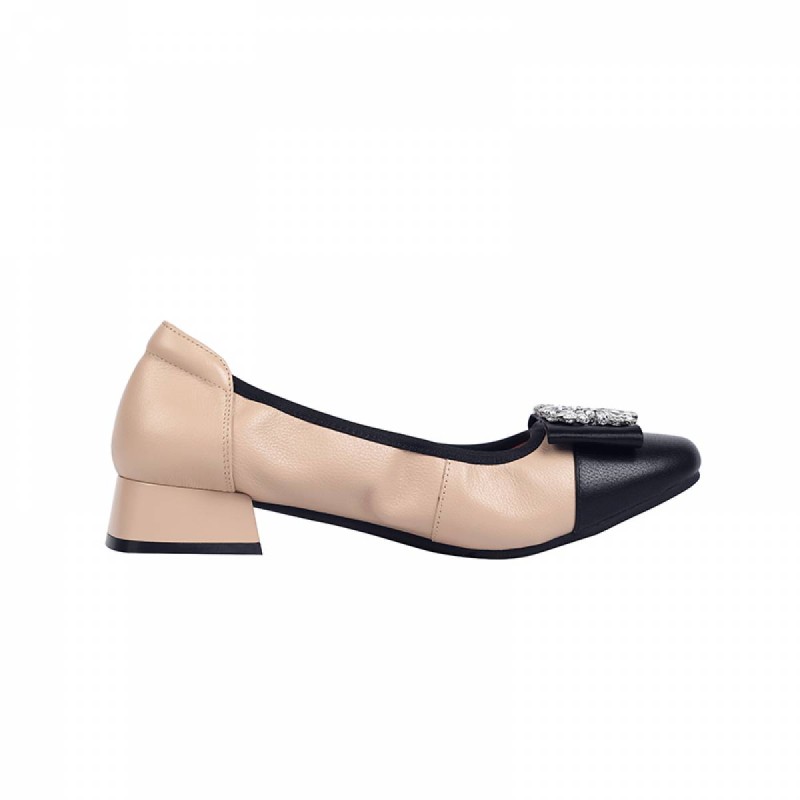 LY8025 Ladies Mid Heel Pump Shoes