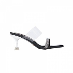 LY8039 Crystal Acrylic Heels Designs Sandals