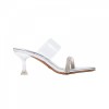 LY8039 Crystal Acrylic Heels Designs Sandals
