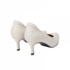 LY8042 Leather Classic Kitten Heel Shoes