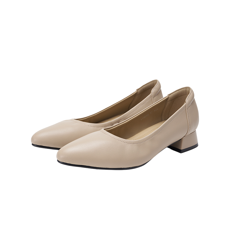 LY8043 Leather Classic Pumps