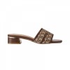 LY8047 Monogram Buckle Slip on Sandals