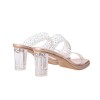 LY8052 Crystal Block Heel Sandals