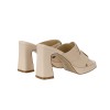 QH8843 Everbest Weave Platform Heel Slip-Ons Sandals