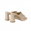 QH8843 Everbest Weave Platform Heel Slip-Ons Sandals