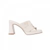 QH8843 Everbest Weave Platform Heel Slip-Ons Sandals