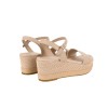 QH8845 Woven Texture Ankle Strap Sandals