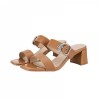 QH8848 Mid Heel Slip On Sandals