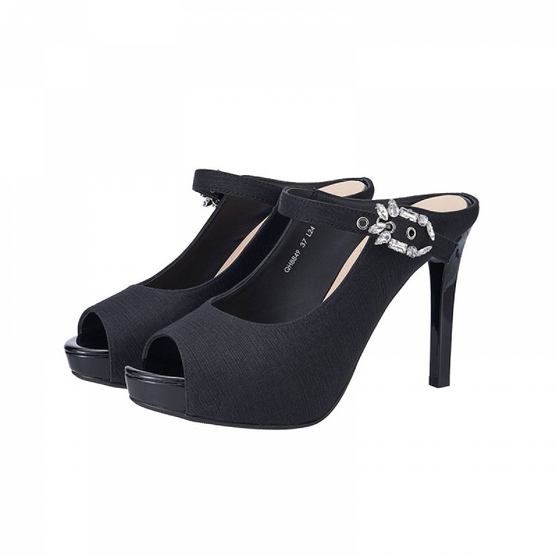 QH8849 Stiletto Platform Mules