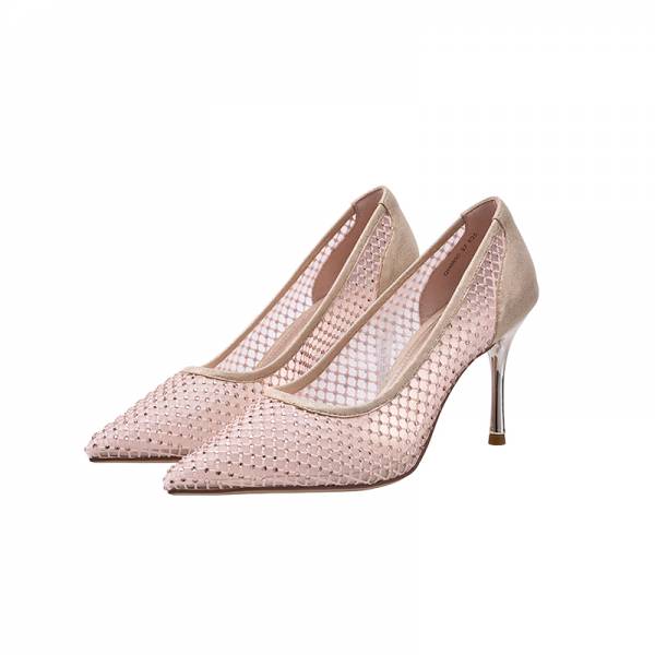 QH8850 Mesh Stiletto Pump